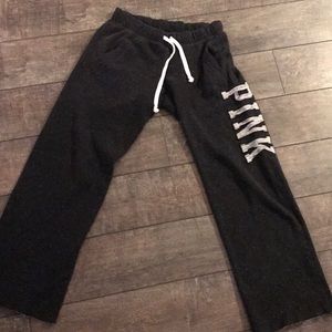 Victoria secret black bootcut sweatpants